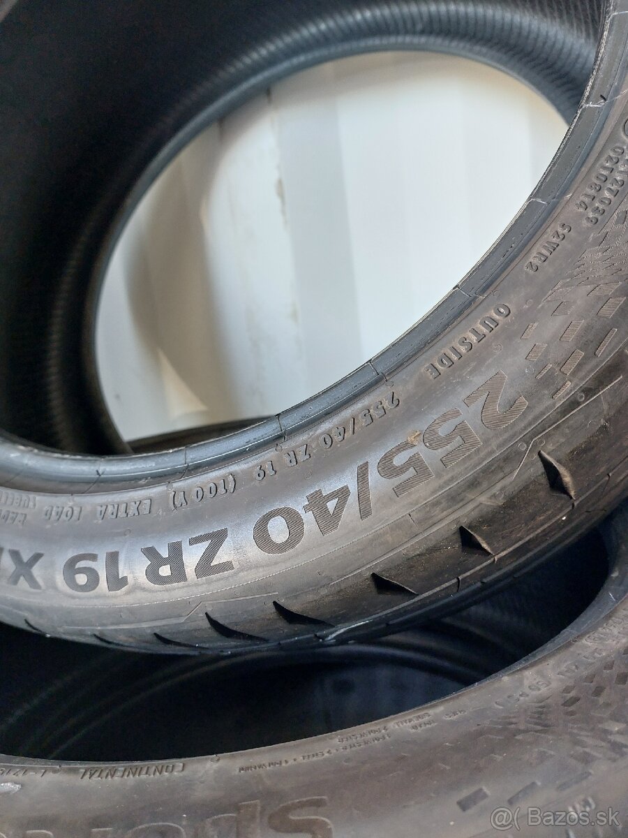 255/40R19 Continental 2022 - 6