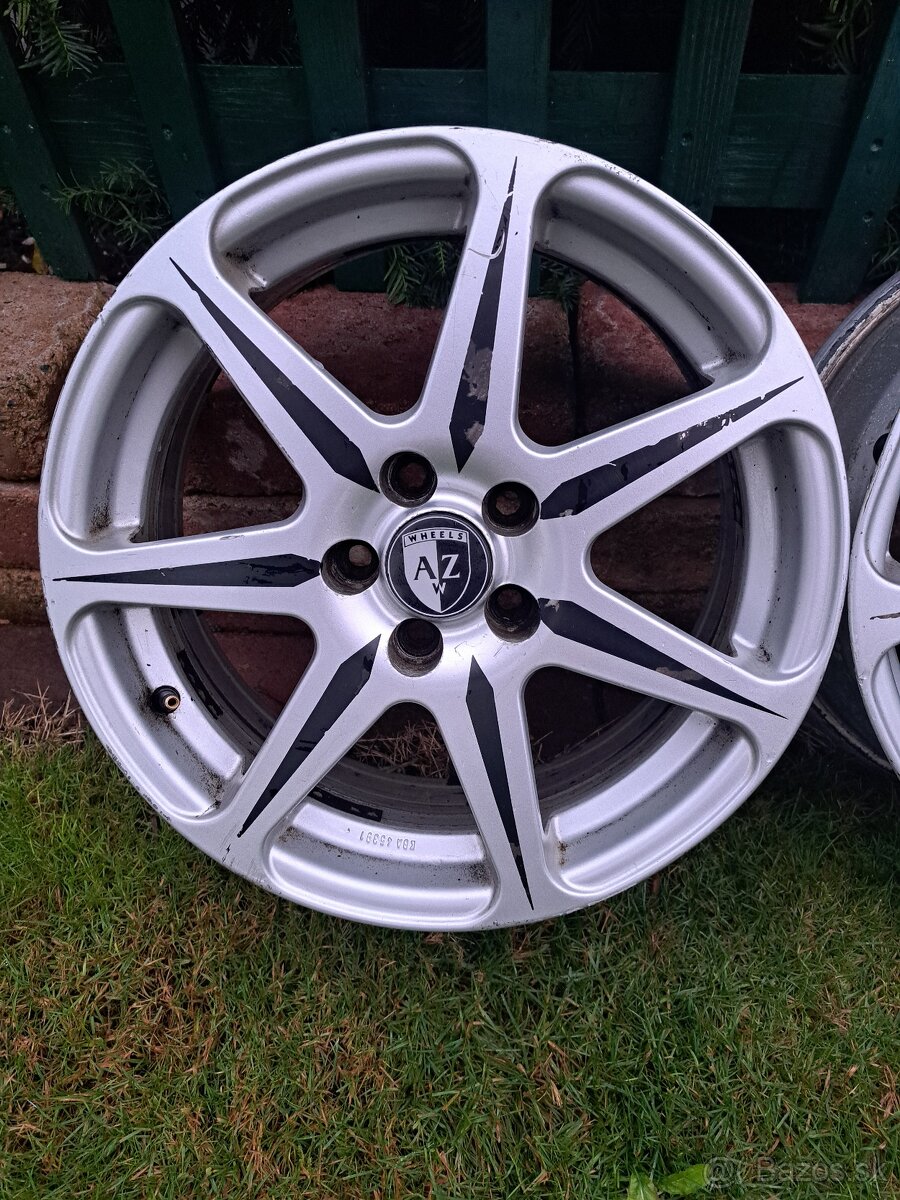 Hliníkové disky 5x100 R16 / škoda,seat,VW,audi... - 6