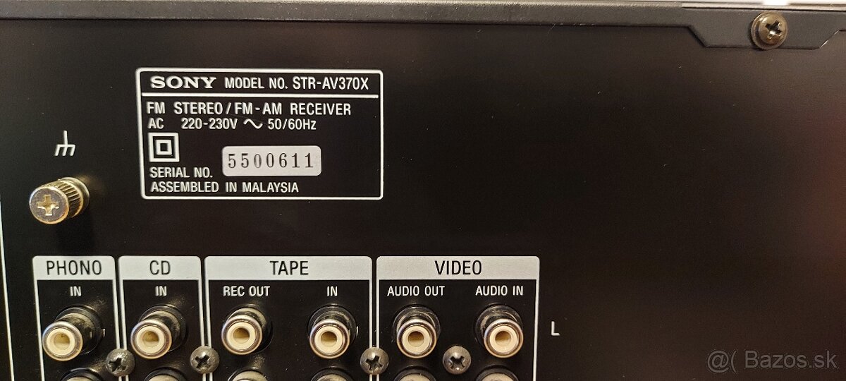Predám receiver Sony STR-AV370X - 6