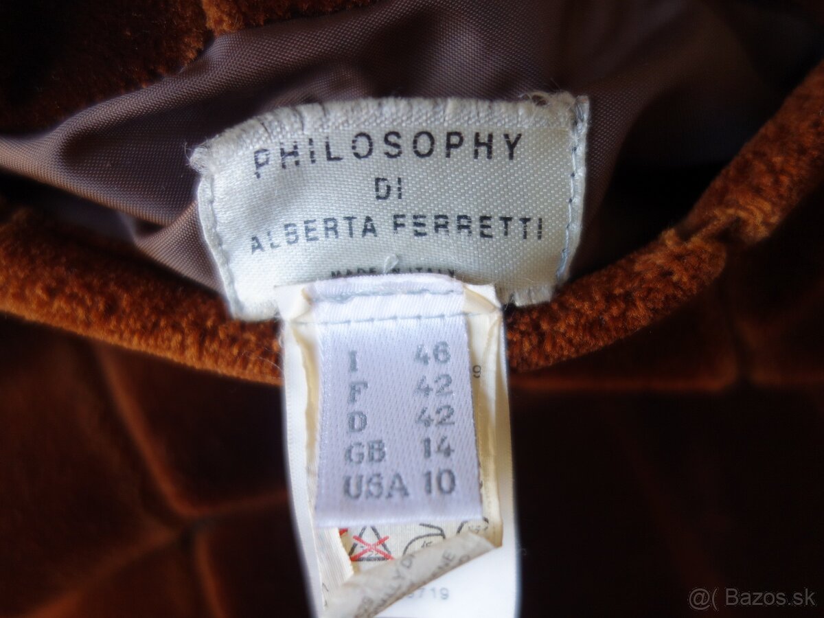 Obojstranná bunda Alberta Ferretti, veľ. M/L - 6