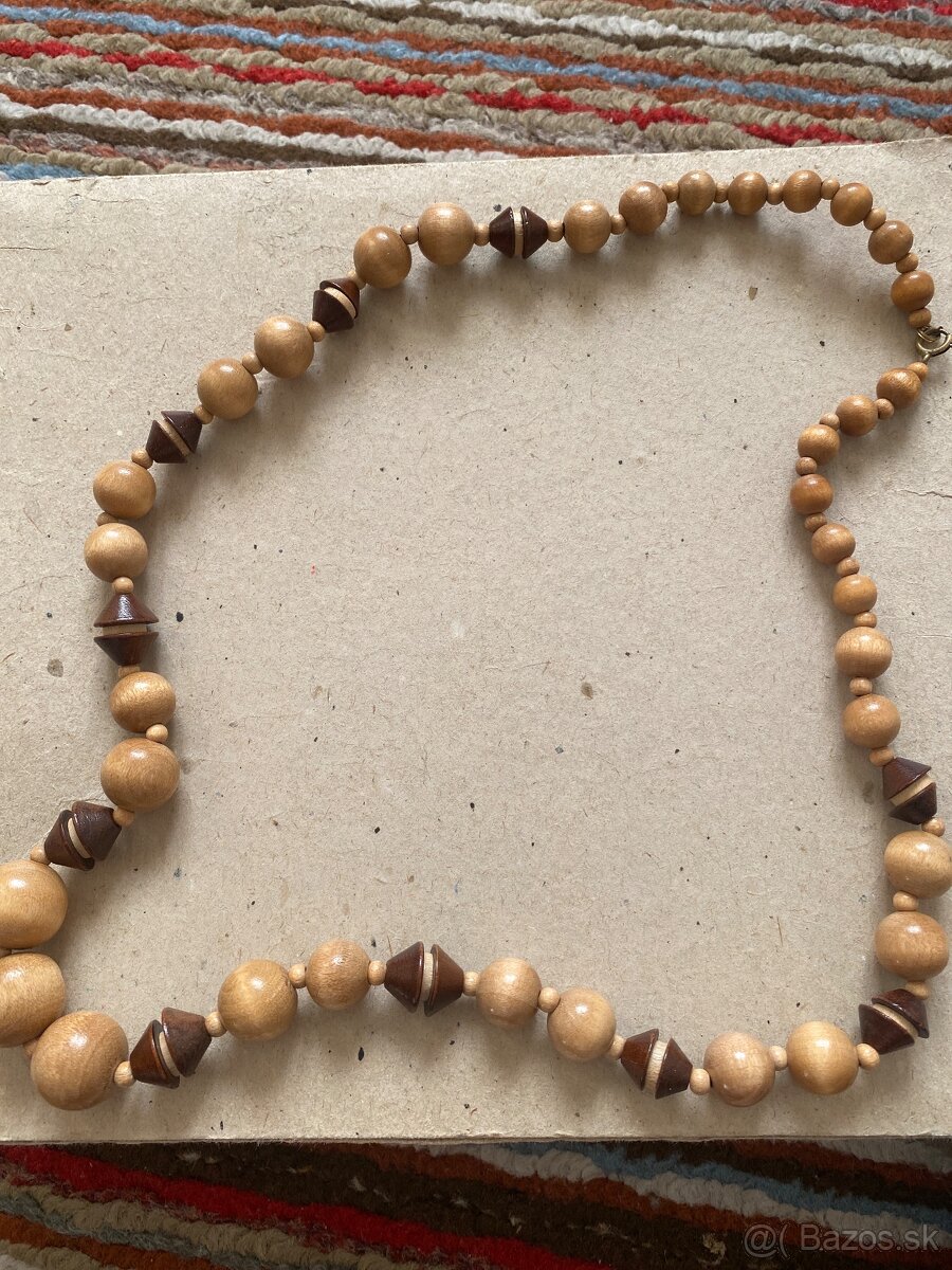 Retro náhrdelník / gorálky / náušnice - 6
