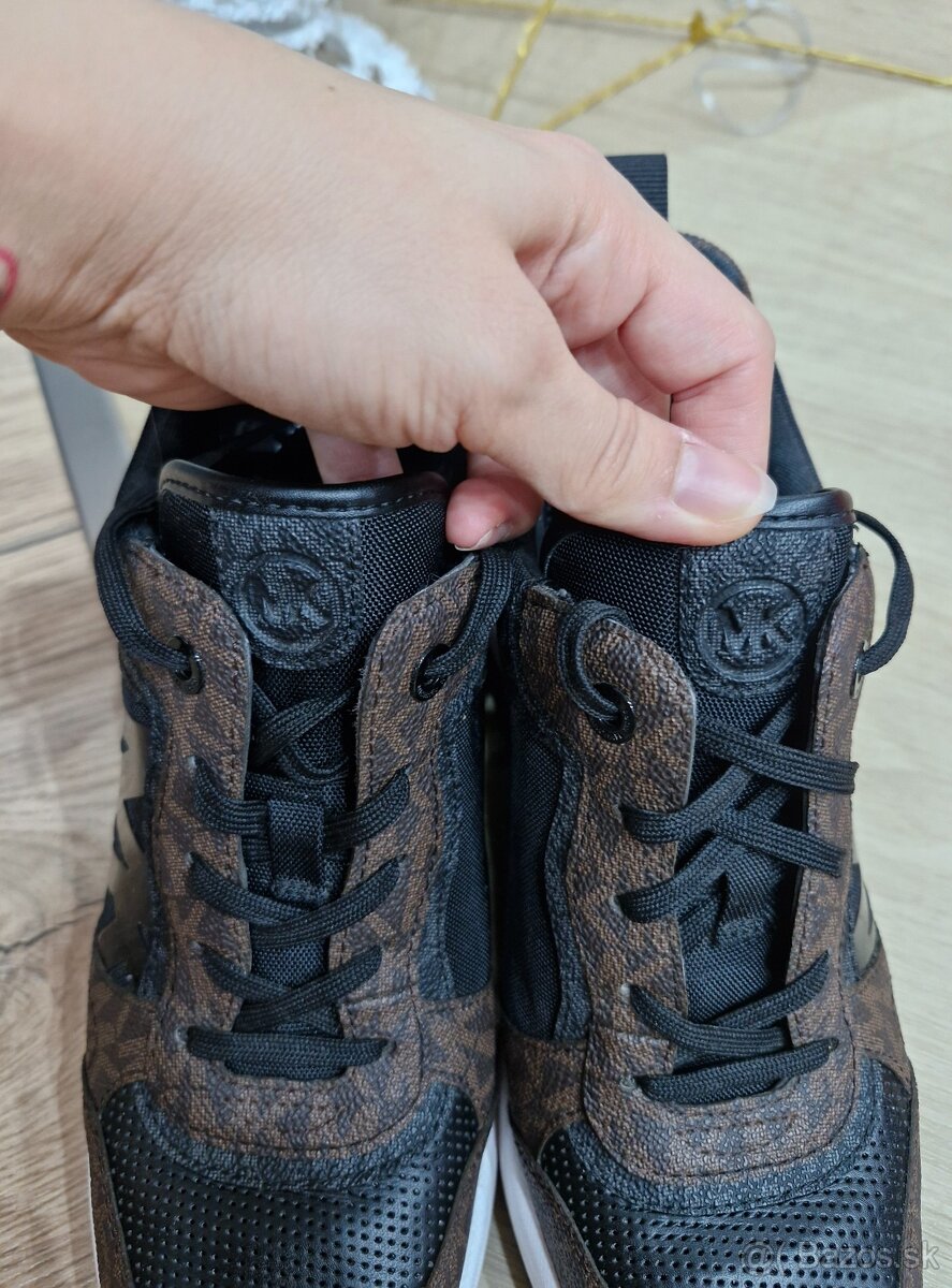 NOVE Michael Kors cierne,hnede,kremove,zlate tenisky 36-39 - 6