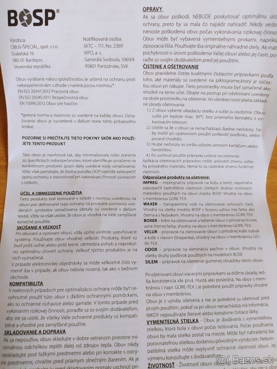 Policajná obuv - špeciál - 6