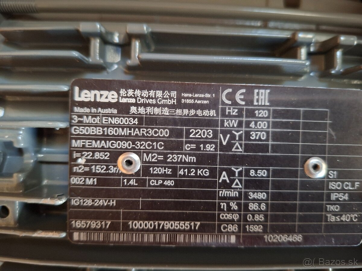 Elektromotor s prevodovkou - 6