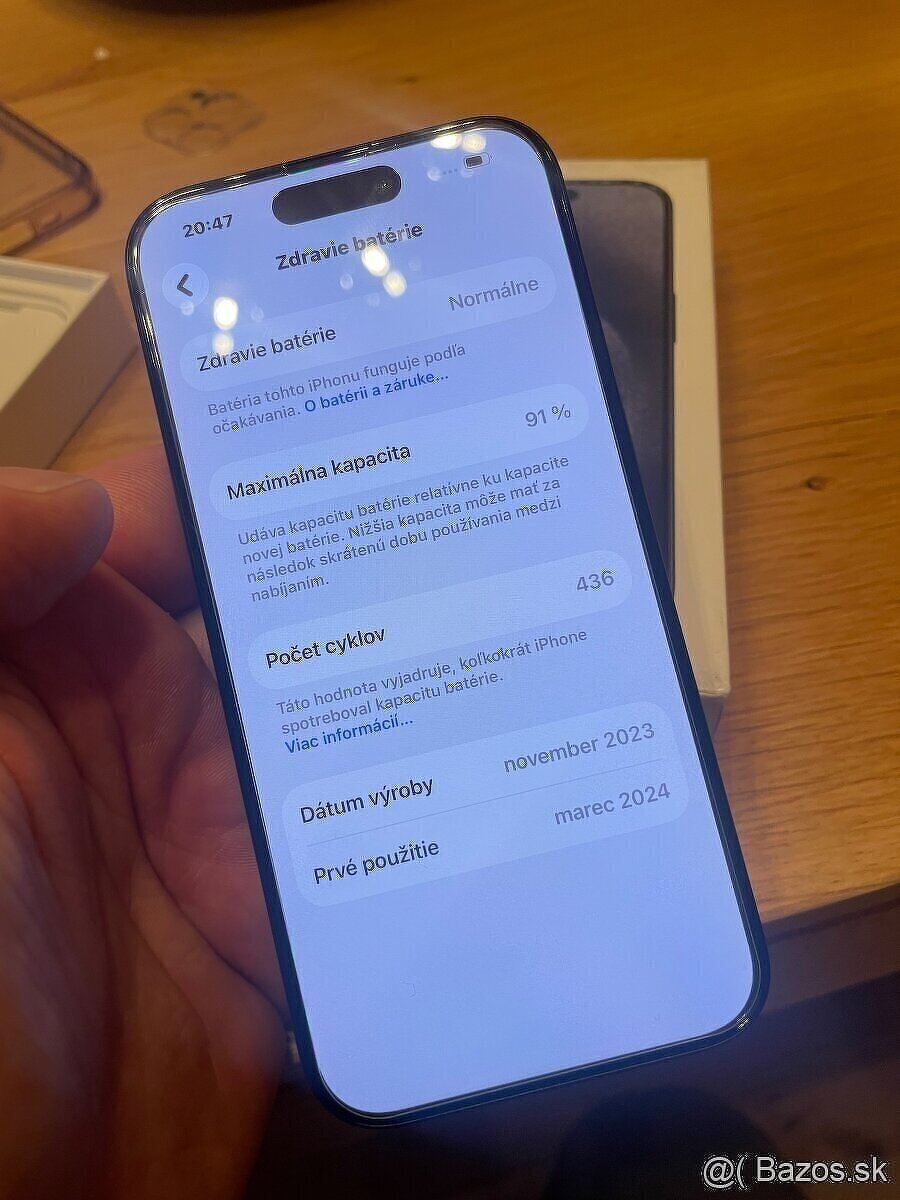 IPHONE 15 PRO BLUE 128GB - 6