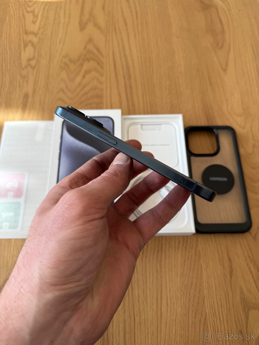 iPhone 15 Pro 256 gb Blue Titanium v záruke+príslušenstvo - 6