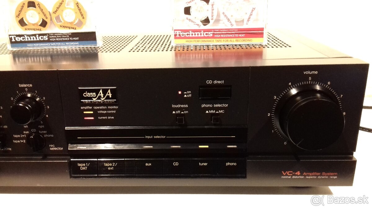 ClassAA 520W zosilnovac TECHNICS SU-V550, JAPAN, AZ65, AZ58 - 6