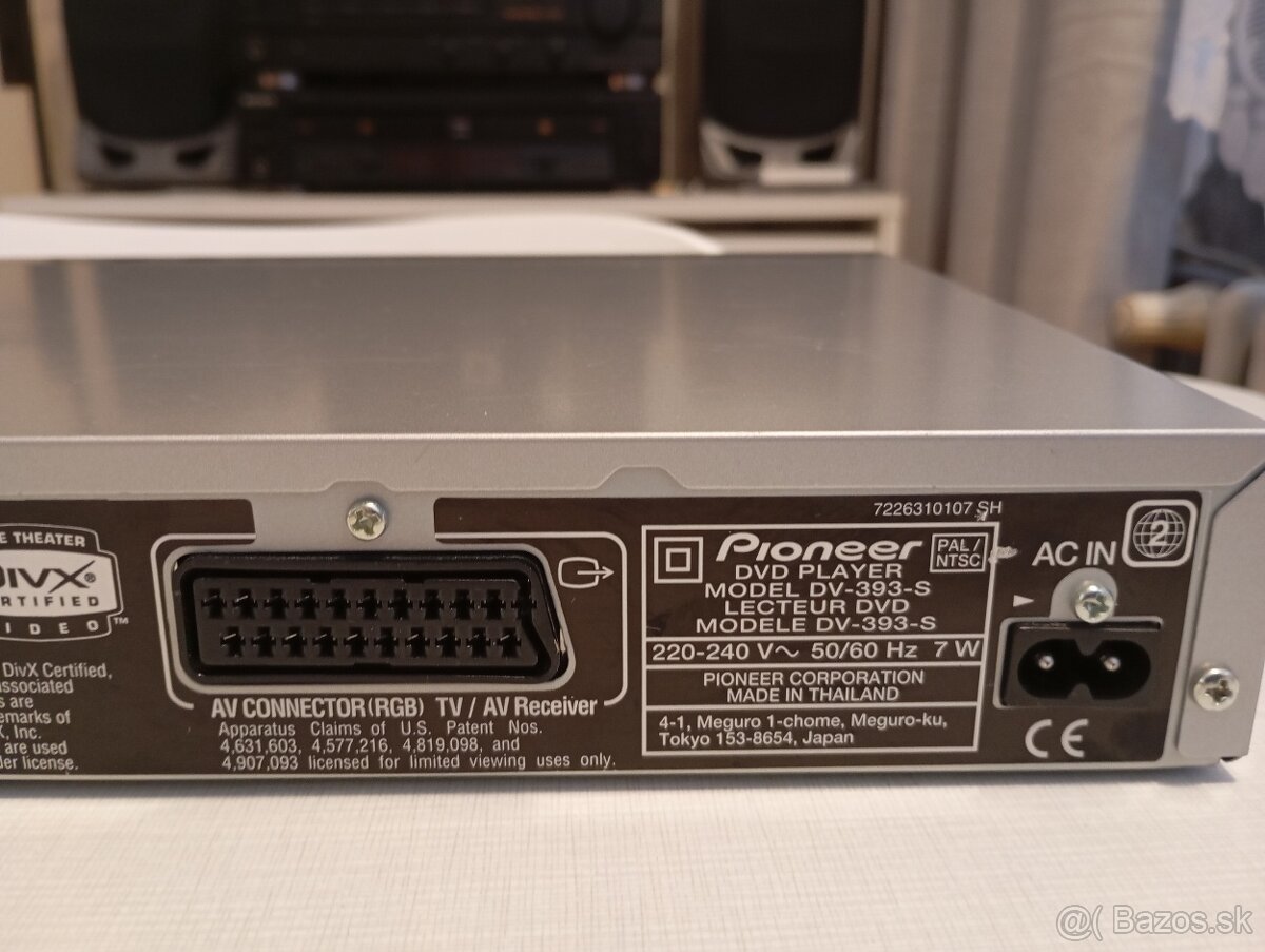 DVD prehrávač PIONEER DV-393 S - 6