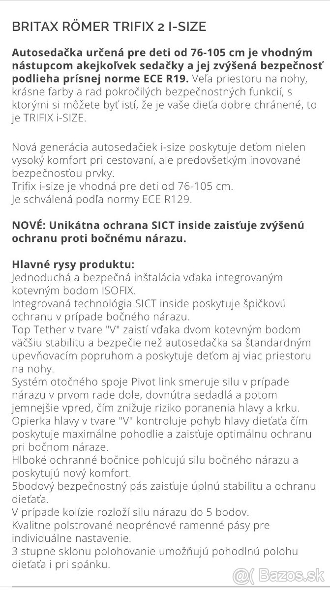 Autosedačka Britax Römer Trifix2 i-SIZE - 6