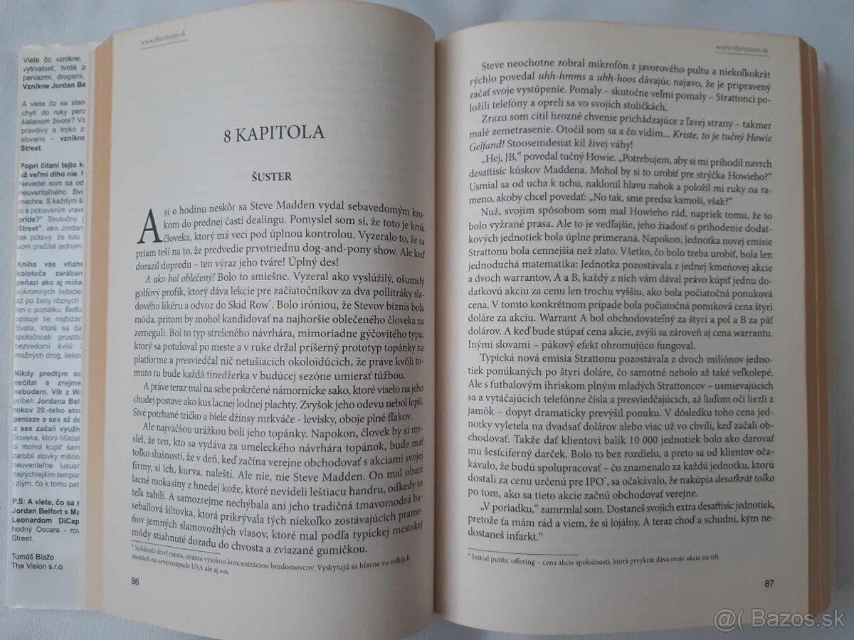 Kniha Vlk z Wall Street Jordan Belfort - 6