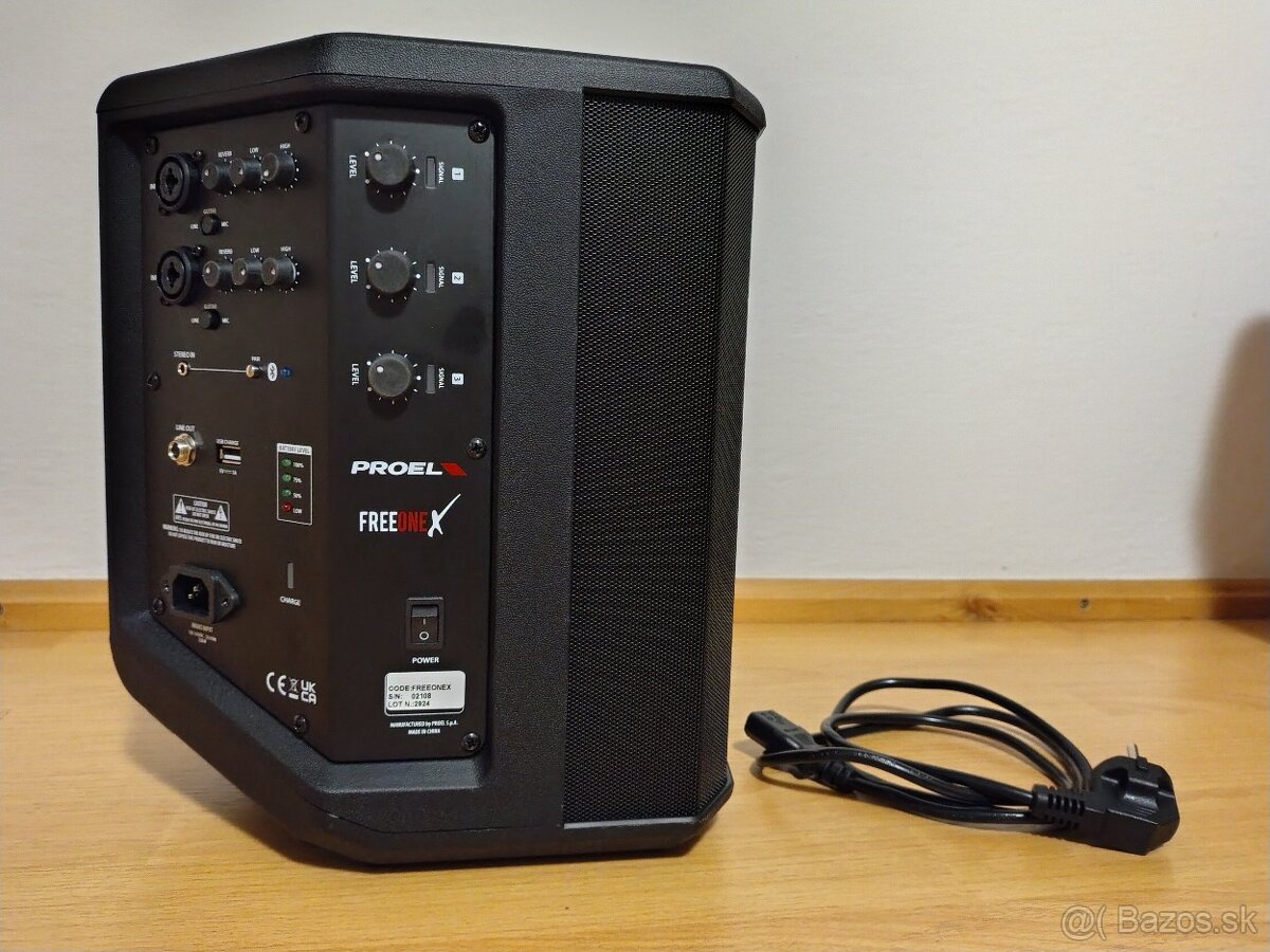 Proel Freeonex Batériový PA systém - 6