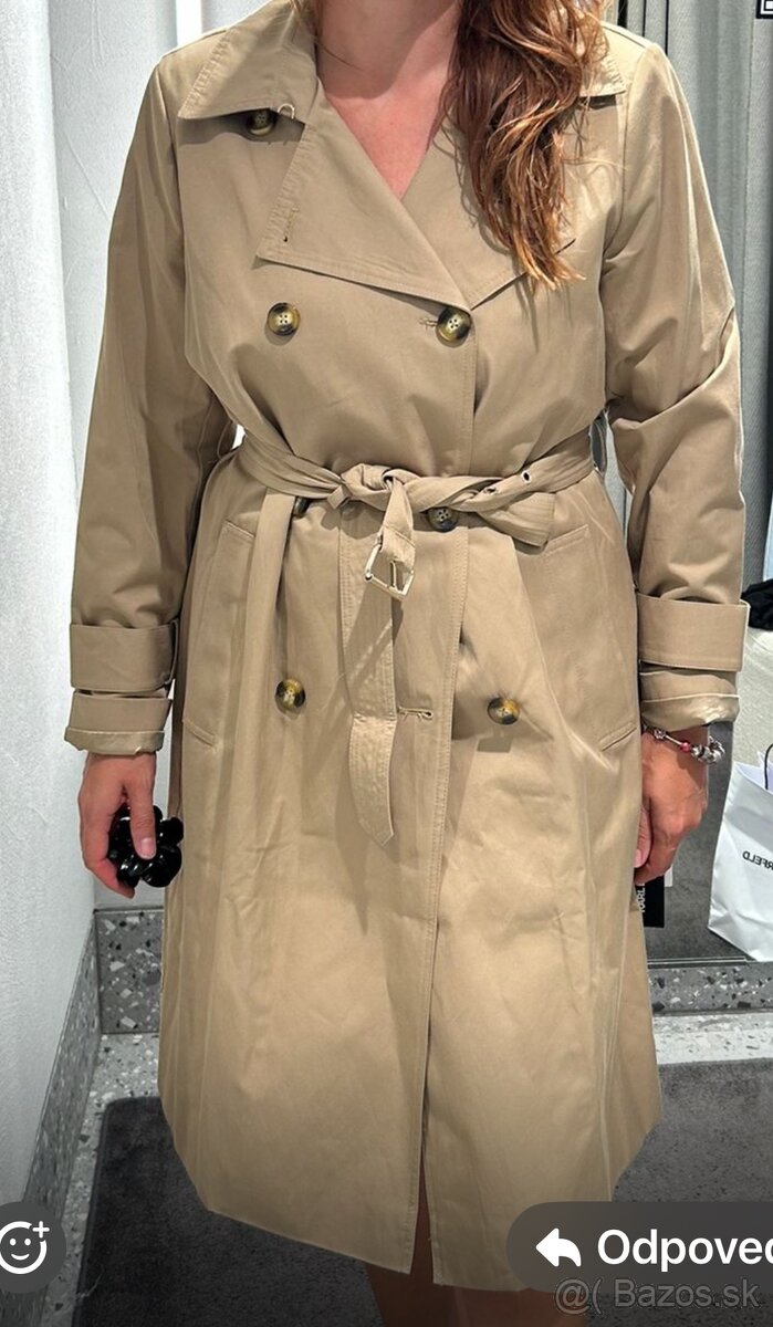 Karl Lagerfeld kabát L krémový - 6