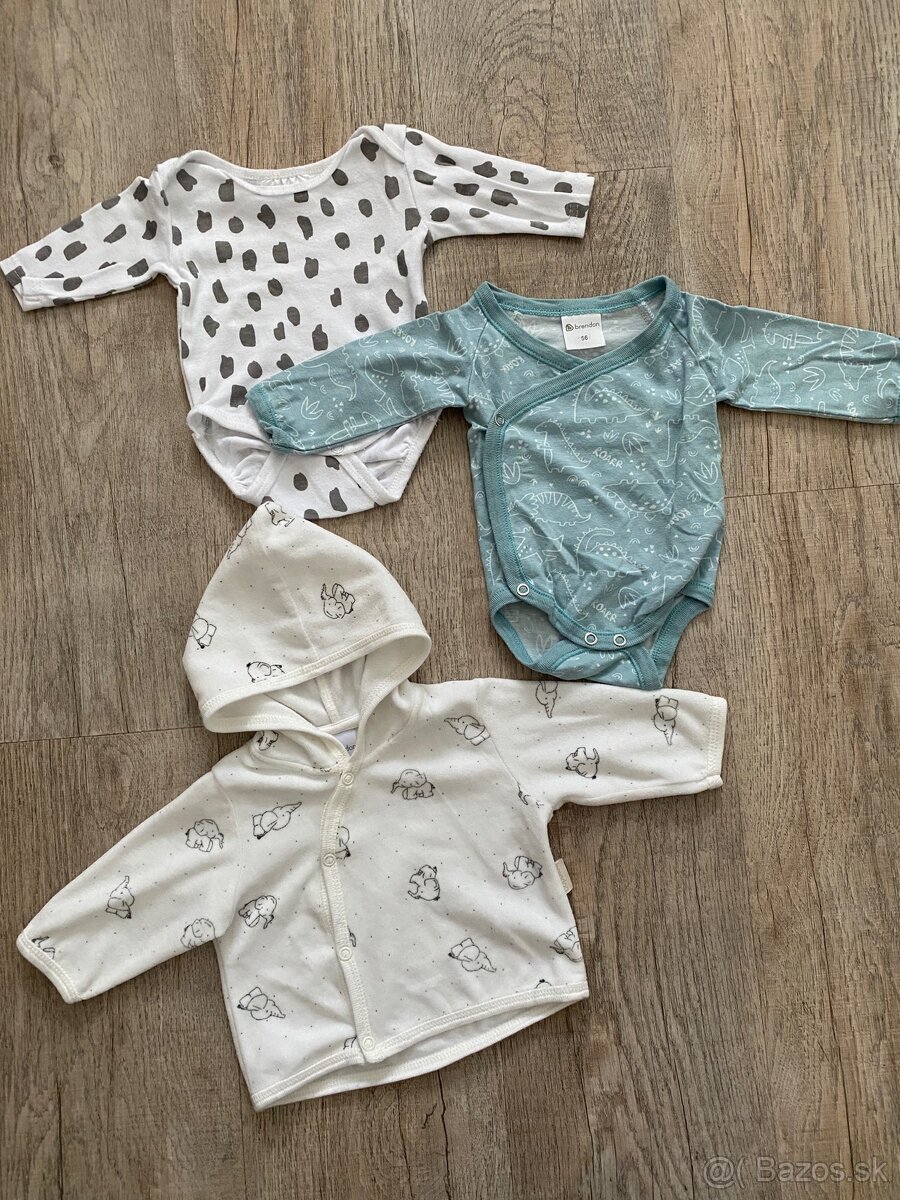 Chlapčenské detské body, legíny, tepláky veľ. 56 - 6