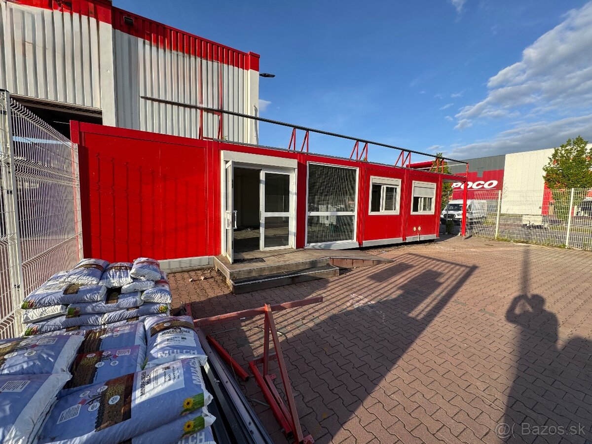 Priestranná modulárna predajňa / kancelária z kontajnerov - 6