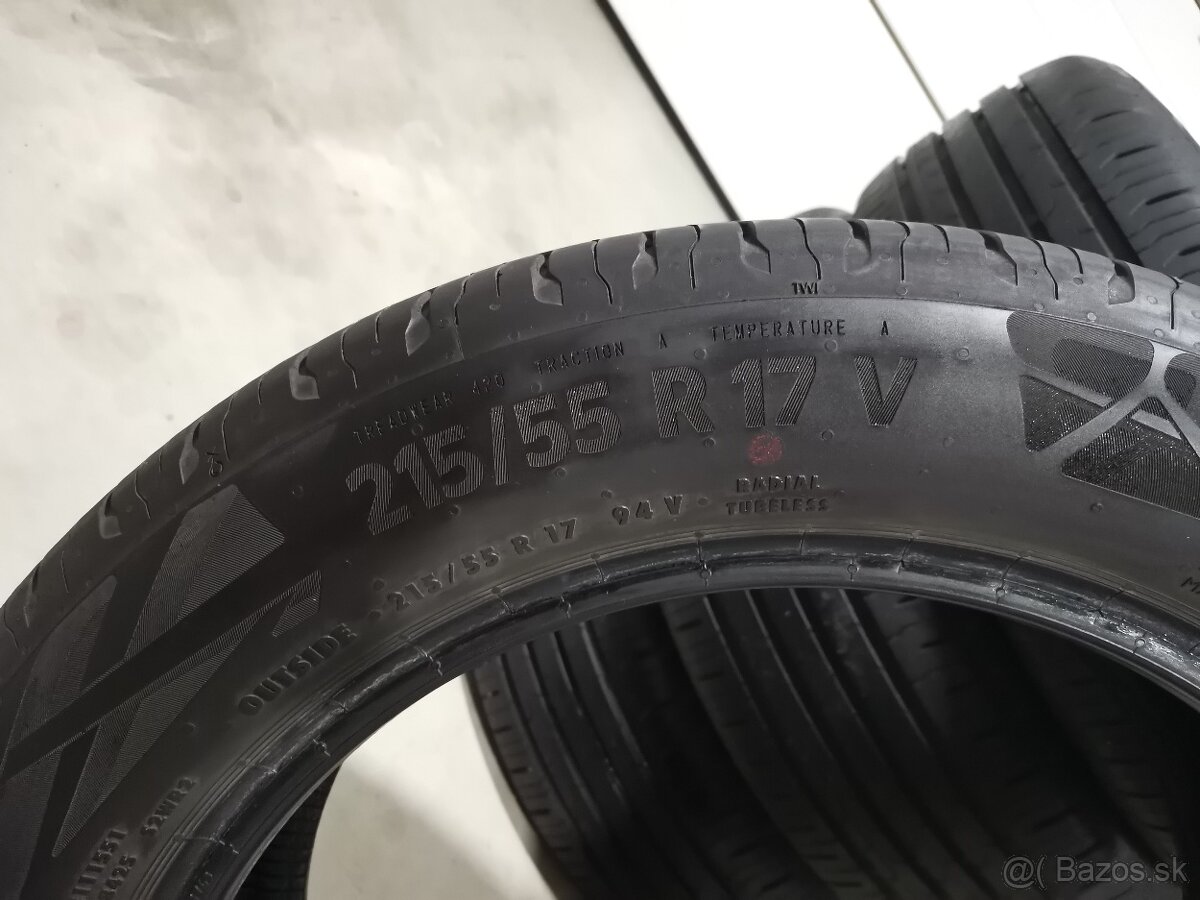 Predám letné pneumatiky 215/55 R17 V - 6