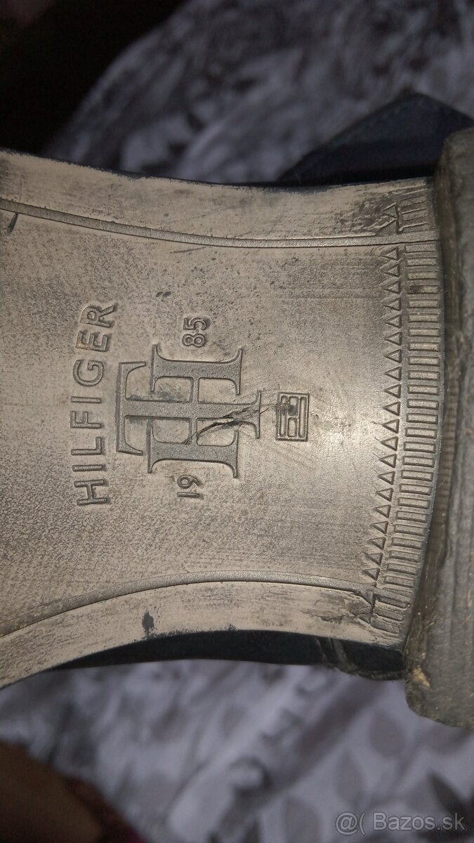 Tommy Hilfiger originál-dámske kvalitné čižmy 39 - 6