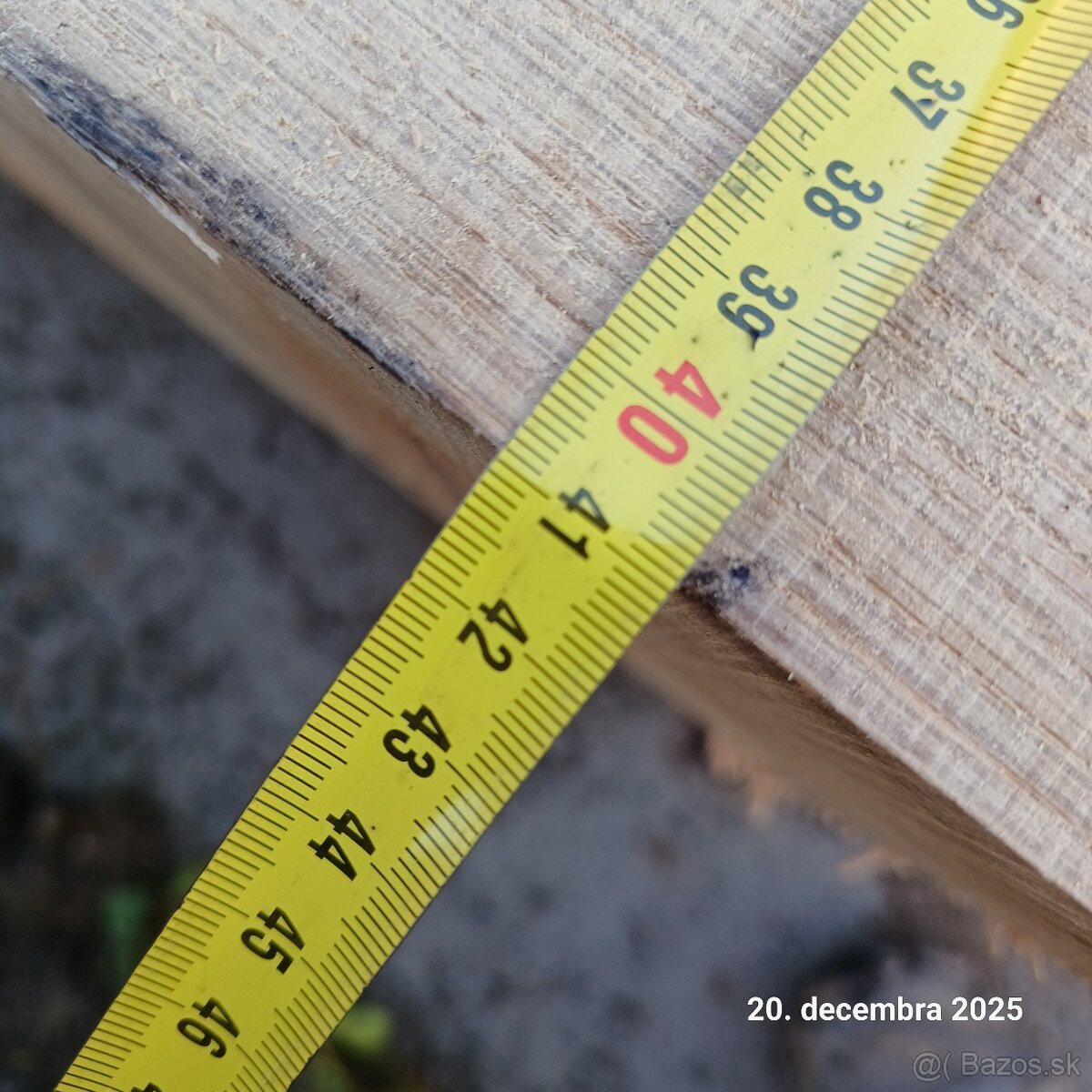 Dubový hranol 40x40cm - 6