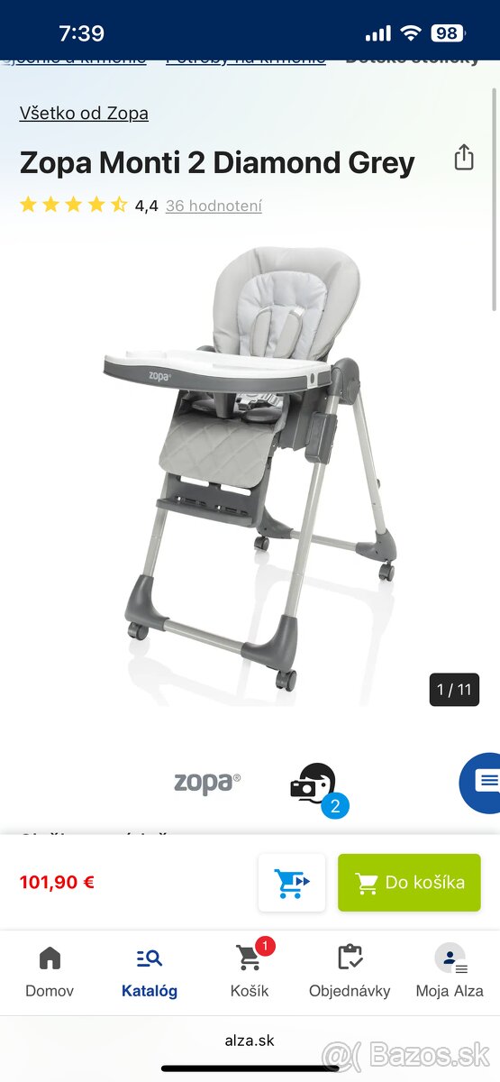 Zopa- jedálenská stolička v záruke - 6