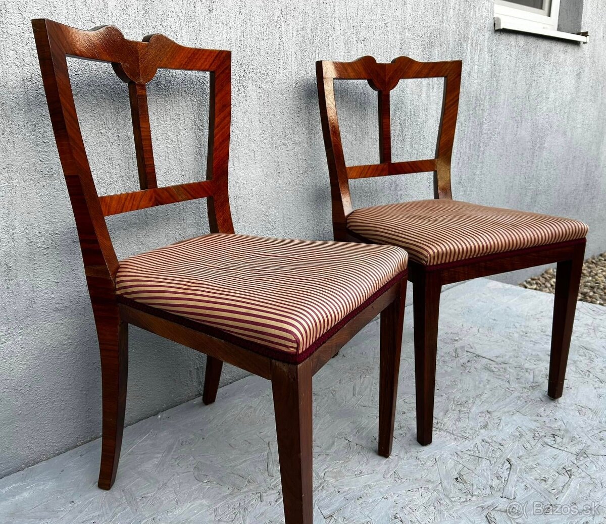 Stoličky Biedermeier - 6