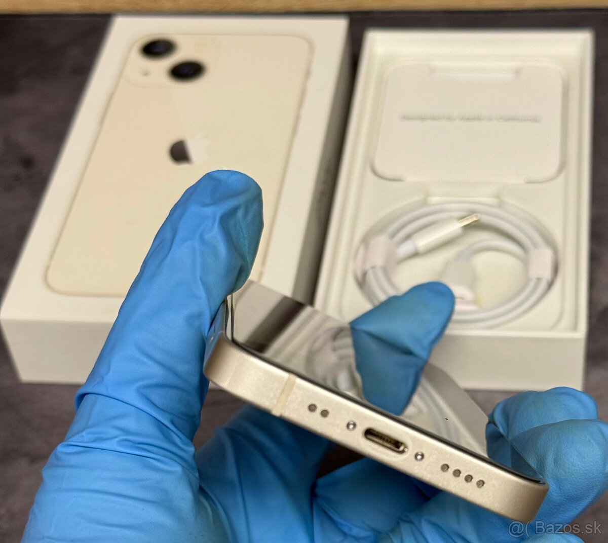 Apple iPhone 13 Mini 128 GB White / 84% zdravie batérie - 6