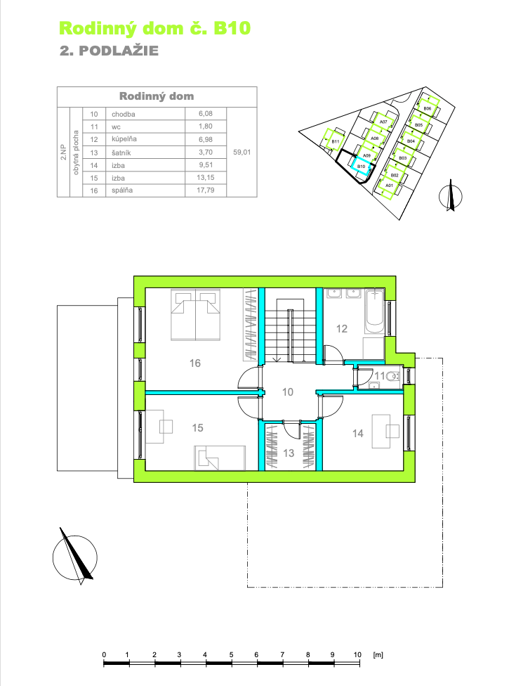 (B10) Pokojné bývanie v Bitarovej - 4 izbový dom s teraso - 6