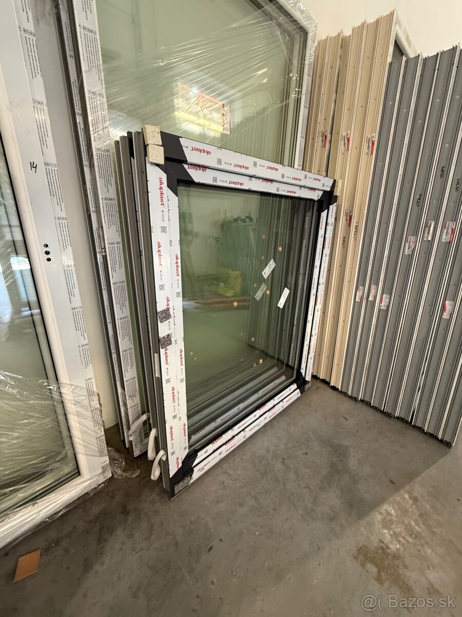 Plastové okná, antracit/biela,nové - 6