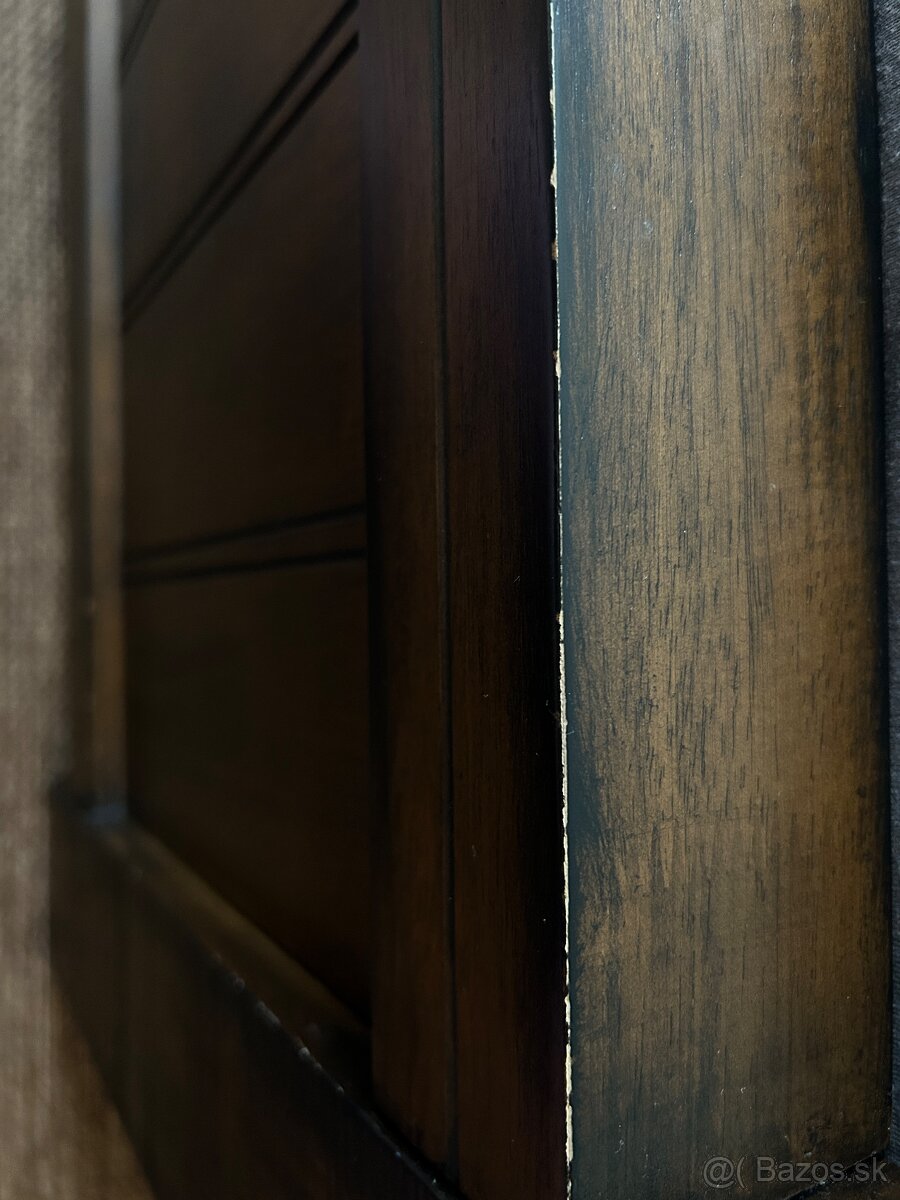 Rustikálna manželská posteľ 180x200 - 6