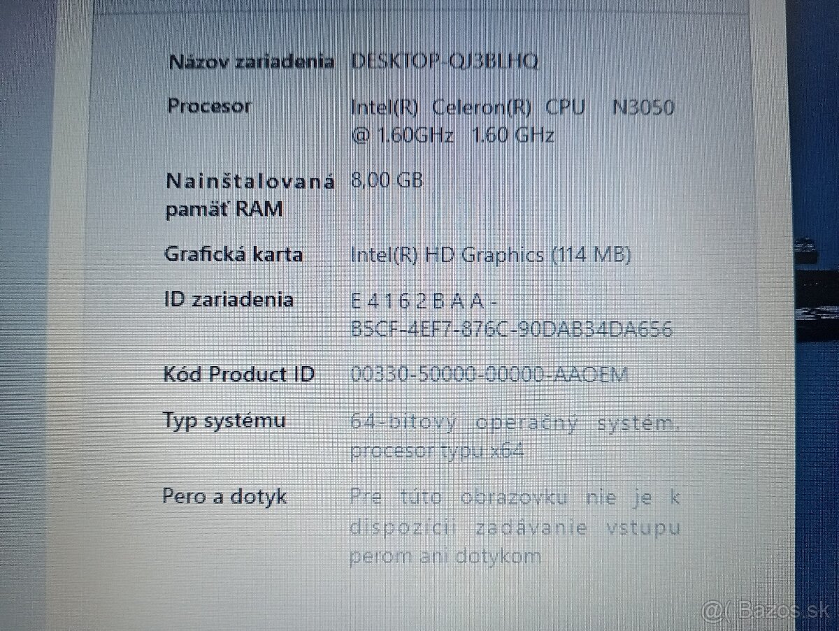 rozpredám notebook Lenovo ideapad 300-15IBR - 6