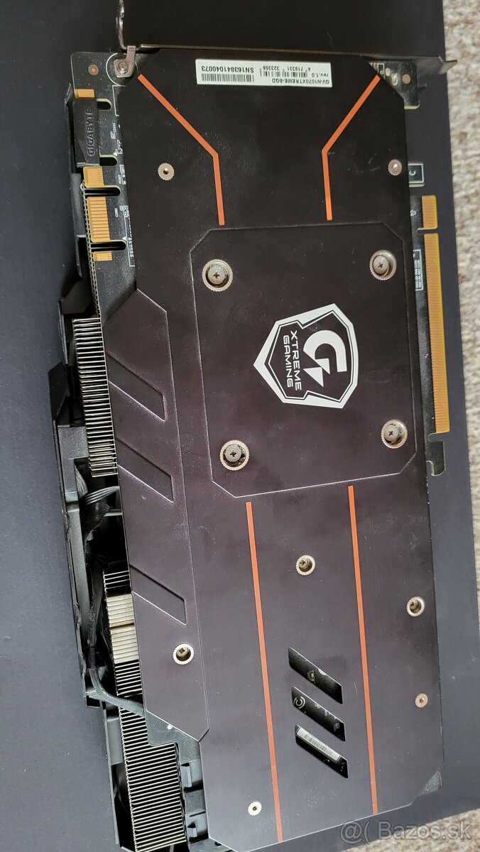 Nvidia GeForce GTX 1070 8GB XTREME Gaming (GIGABYTE) - 6