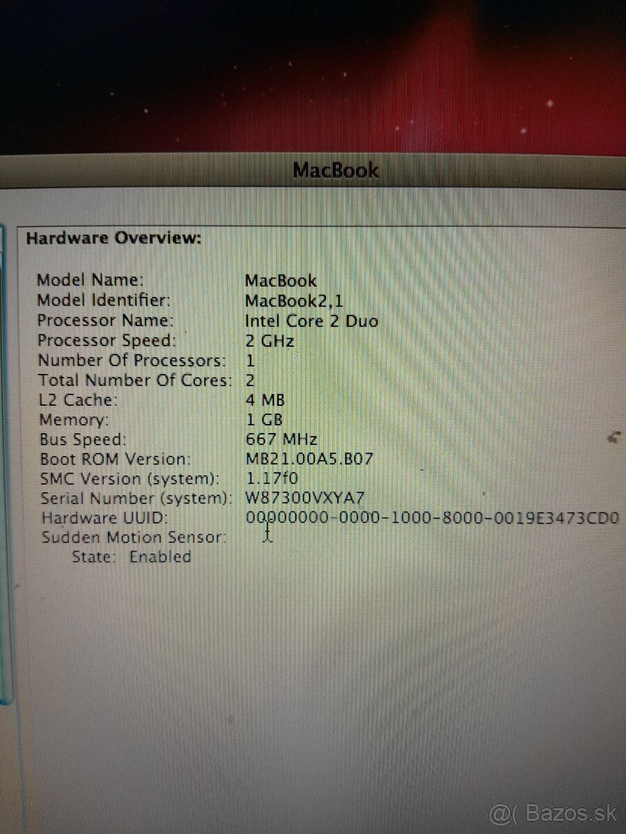 Predám Apple MacBook 13" white - 6