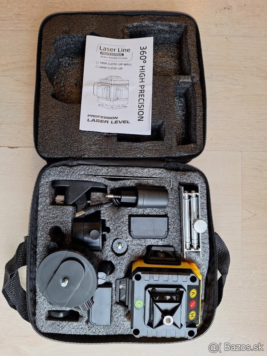 Krížový samonivelačný laser 360° - 6