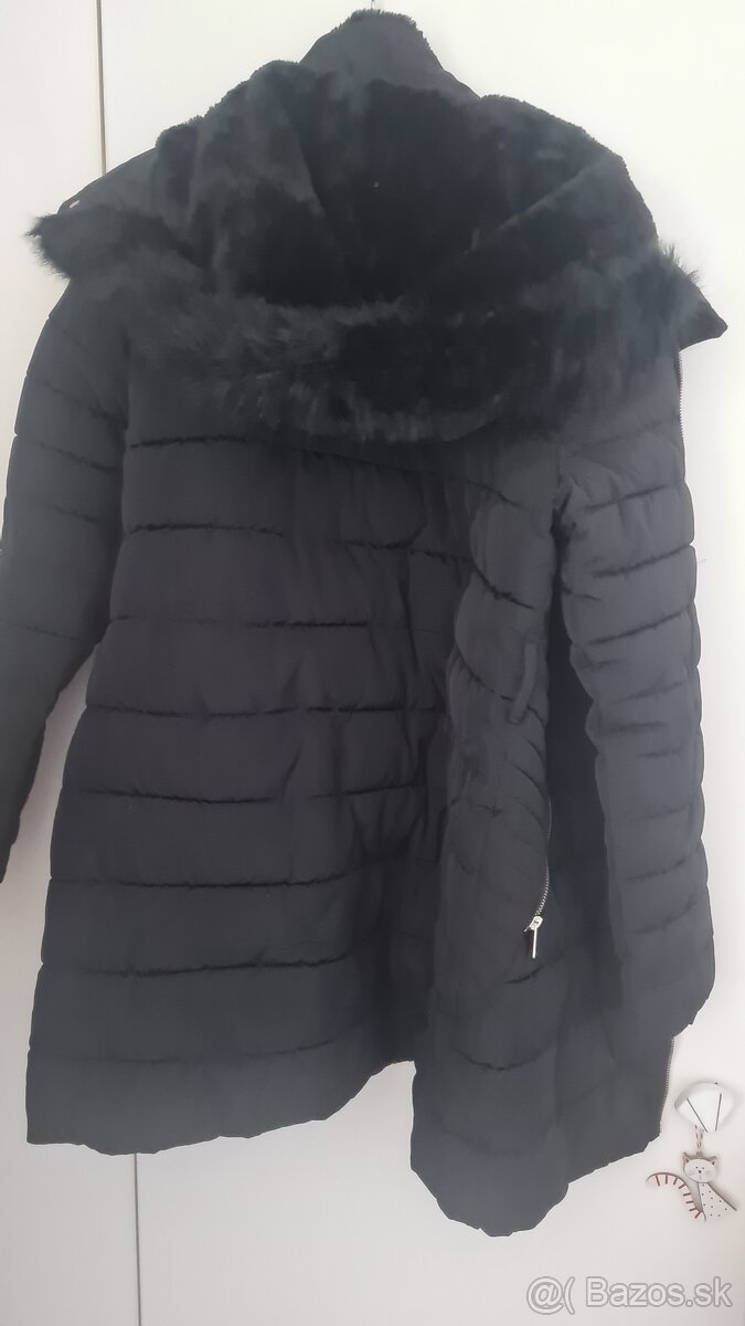 Čierna zimná bunda - 6