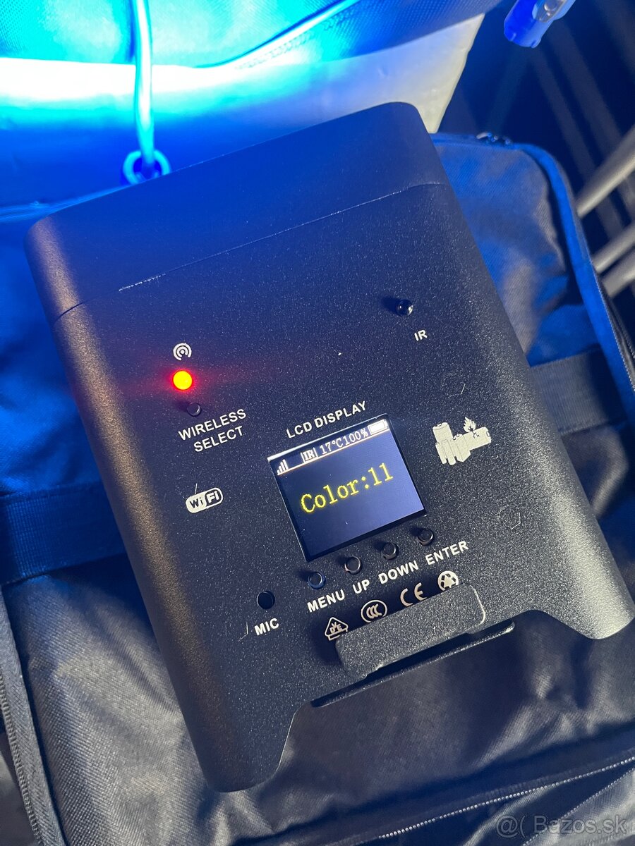 6x18 watt led par battery - 6