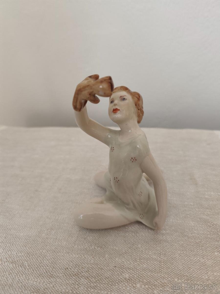 Royal dux dievča porcelánová soška - 6