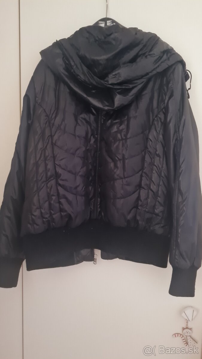 Čierna páperová bunda - 6