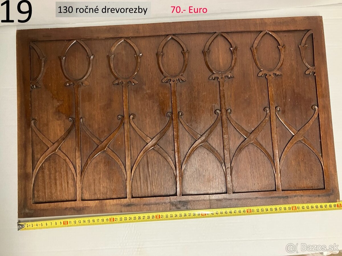 Drevorezby starožitné rok 1870 - 1900 - 6