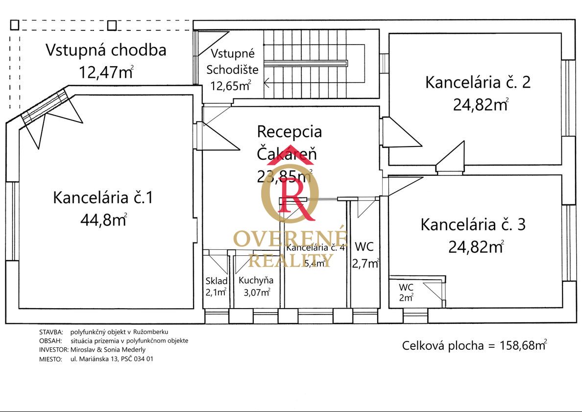 Reprezentatívne kancelárske priestory na prenájom – centrum - 6