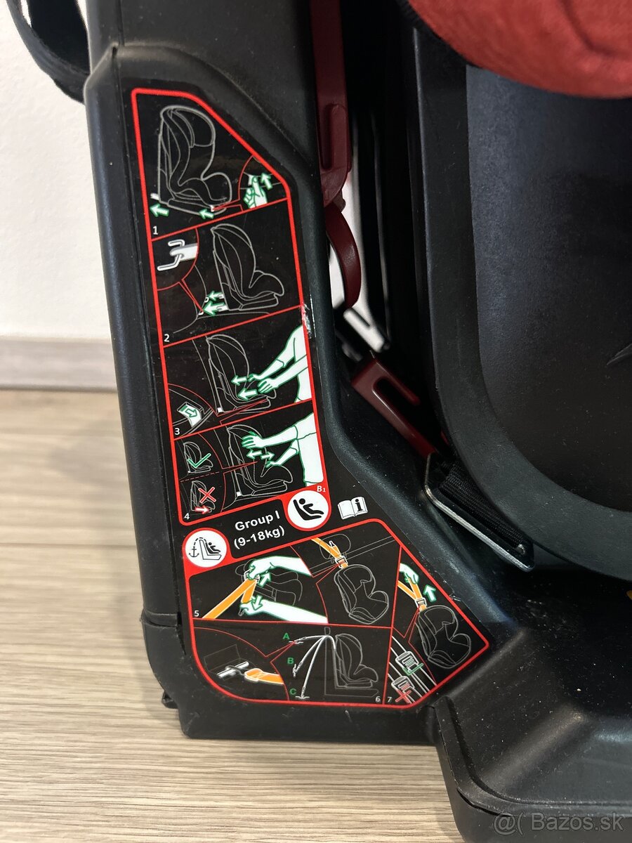 Detská autosedačka ISOFIX do 36kg - 6