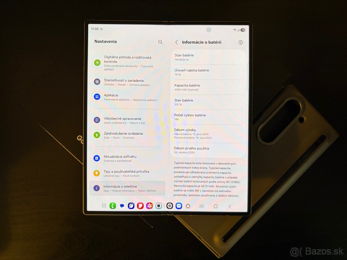 Samsung z Fold 6 12/ 256gb Silver Shadow - 6