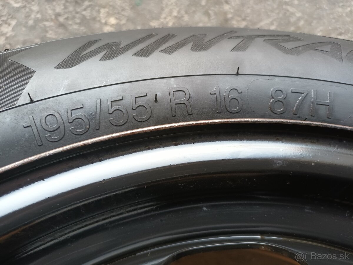 Zimné 195/55 r16 na diskoch 4x108 Peugeot - 6