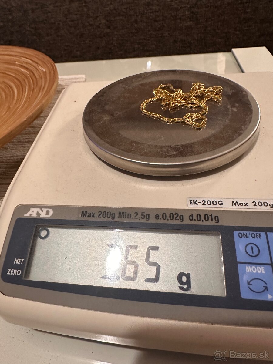 zlata retiazka 14kt zlato - 6