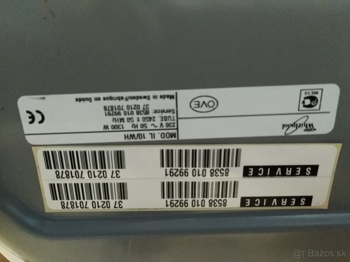 Rohova mikrovlnka Whirlpool IL 10 WH - 6