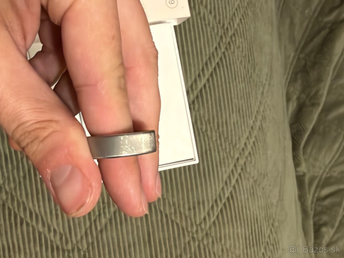 Oura Ring 4 Brushed Silver – veľkosť 9 - 6