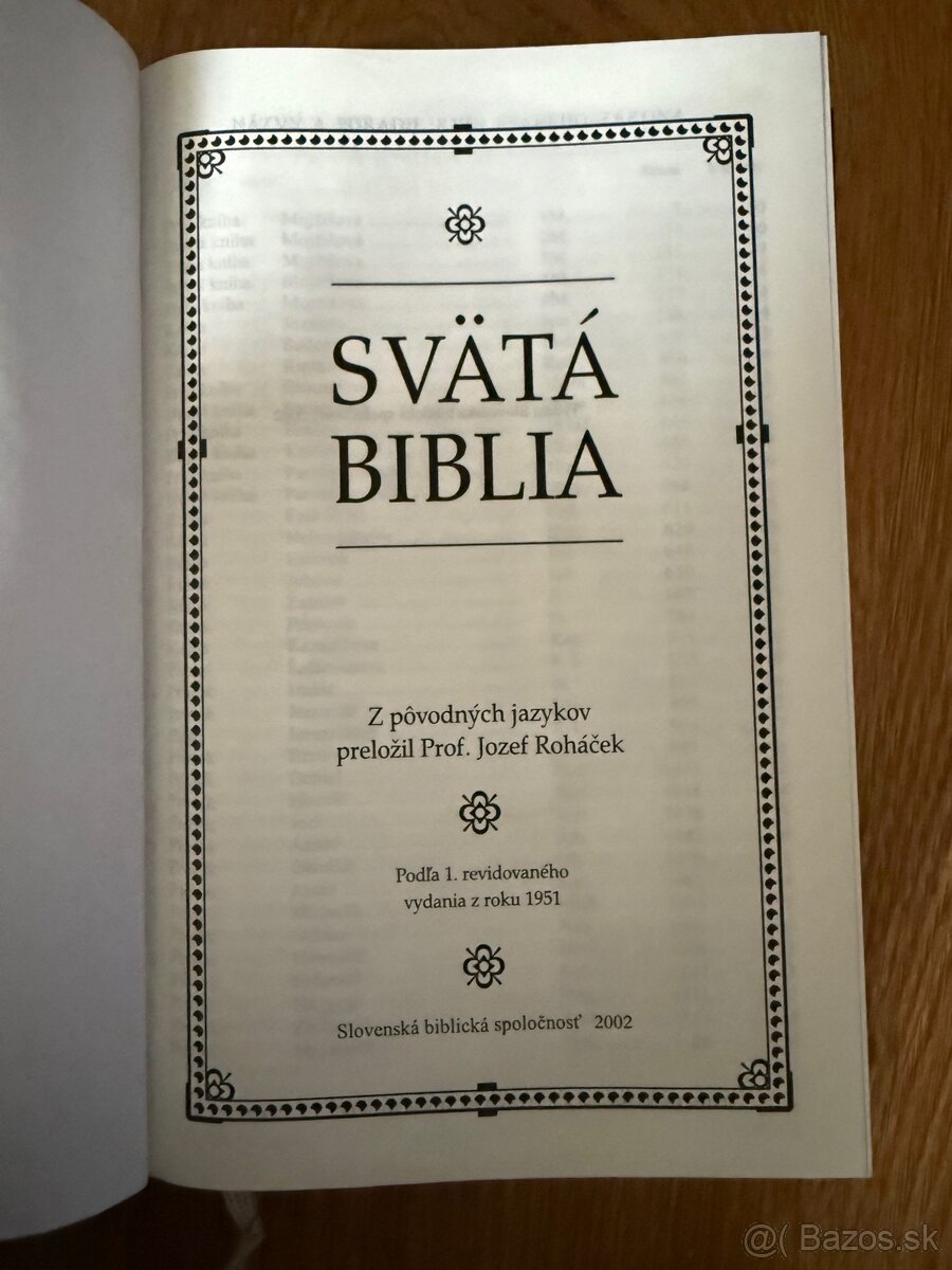 Svätá Biblia Roháček - 6