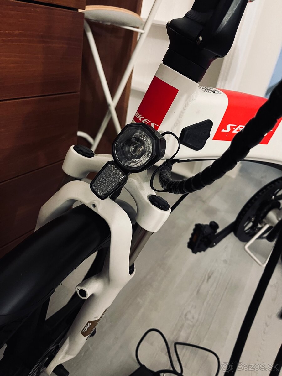 SKLADACÍ bicykel E-BIKE S-BIKES F50E , BIELY UNI - 6