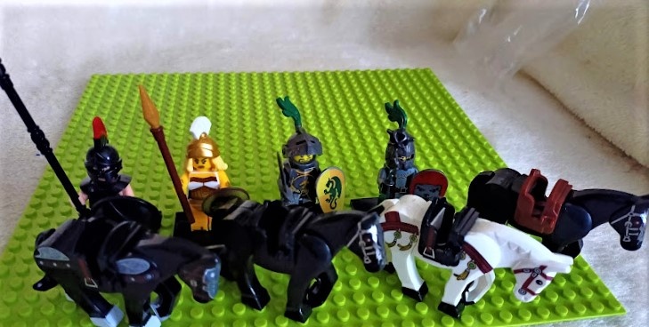 Rytieri+kone 8 ks sada - 6