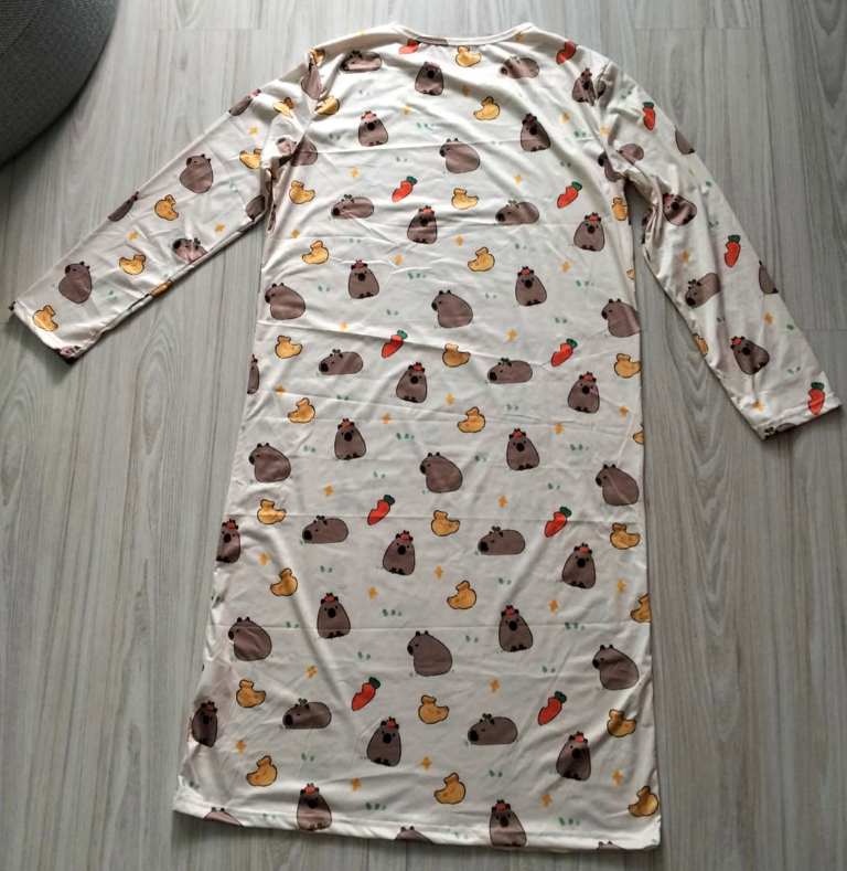 Nočná košeľa Kapybara, v. XL - 6