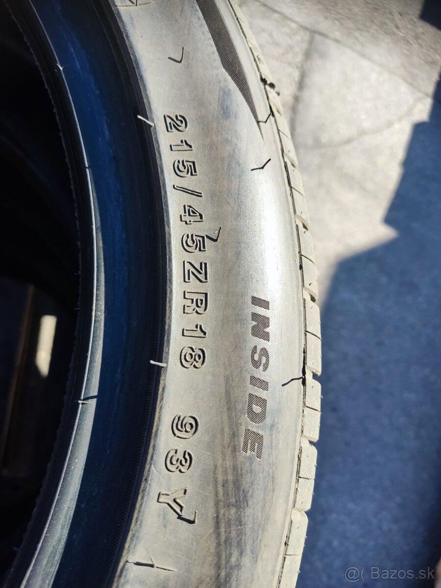 Letné pneumatiky 215 45 r18 - 6