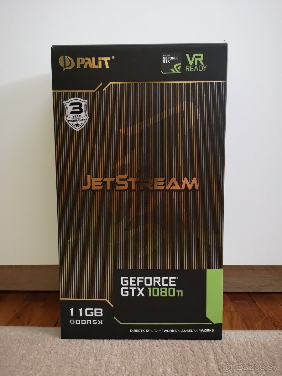 Predám Palit GeForce GTX 1080 Ti JetStream 11GB - 6