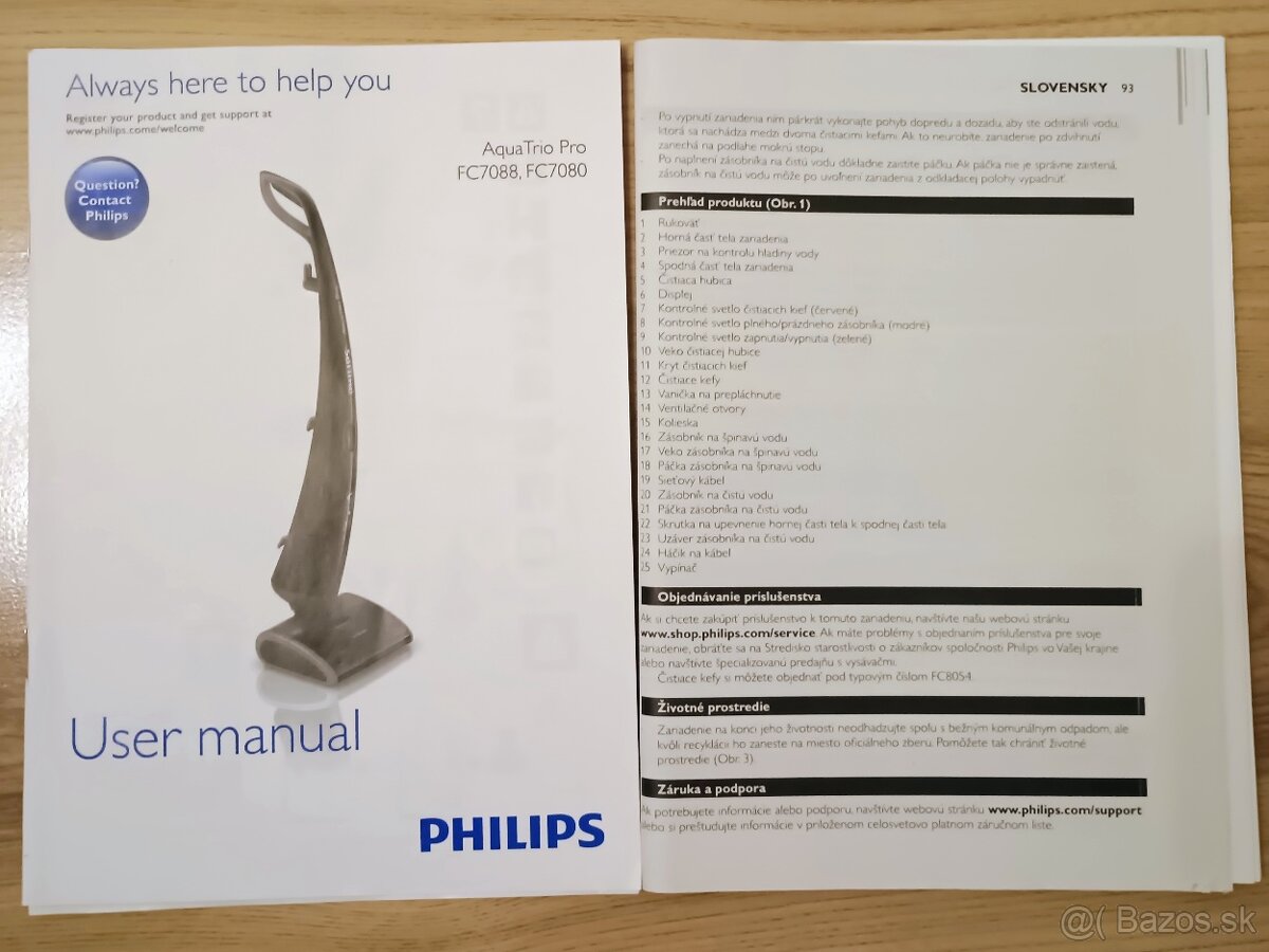 Tyčový vysávač Philips Aqua Trio Pro - 6